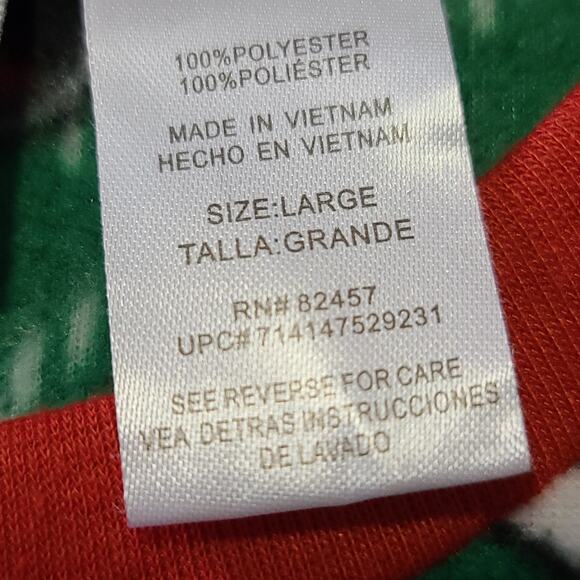 Womens Disney 100 Mickey Mouse Santa Pajama Top Large Comfy Soft - Picture 7 of 10